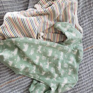 Pact organic cotton baby onesies, 0-3 months